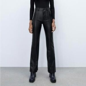 Zara Black Straight Leg Pants